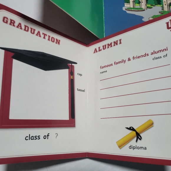 Set of 2 University of Indiana First Books IU Indiana Hoosiers baby board books - Picture 7 of 8